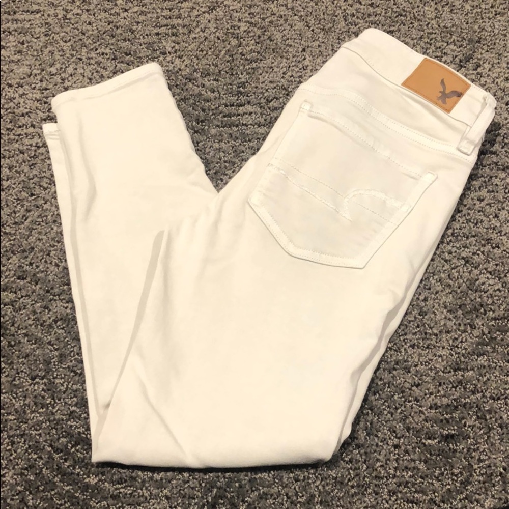 Light Gray Skinny Cropped Pants